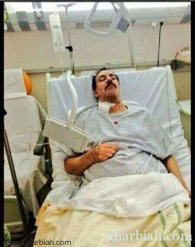 الاعلامي : الأستاذ سعد العتيبي على السرير الابيض بحاله حرجه