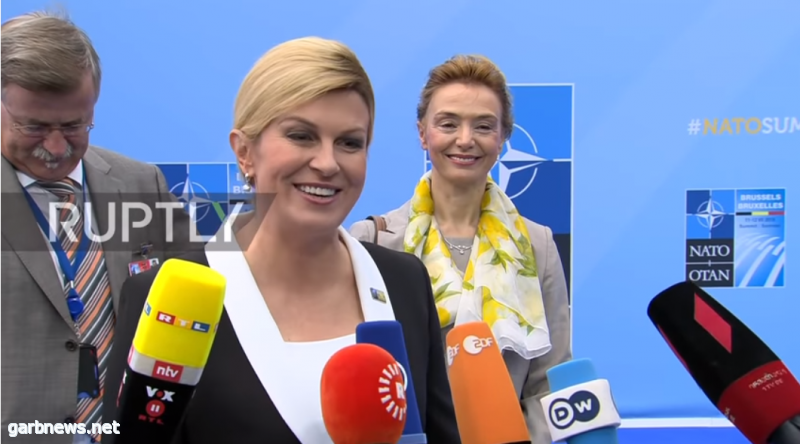 رئيسة كرواتيا بكل ثقة: سنفوز على فرنسا في نهائي المونديال  " شاهد الفيديو "