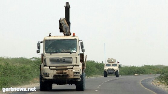 قوات الجيش اليمني وبمساندة قوات التحالف تقتحم مديرية عبس وتعلن وتُحرر أولى مناطقها