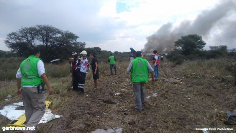 تحطم طائرة ركاب تقل 101 شخص في المكسيك