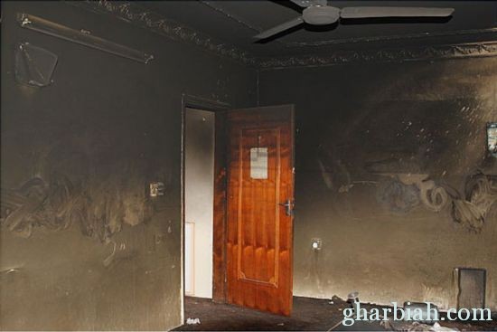حريق شقة سكنية داخل حي الفيصلية يسفر عن اصابة 6 اشخاص