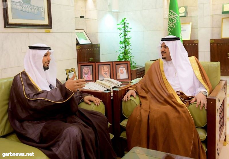 أمير منطقة الرياض بالنيابة يستقبل مدير فرع السياحة والتراث الوطني بالمنطقة
