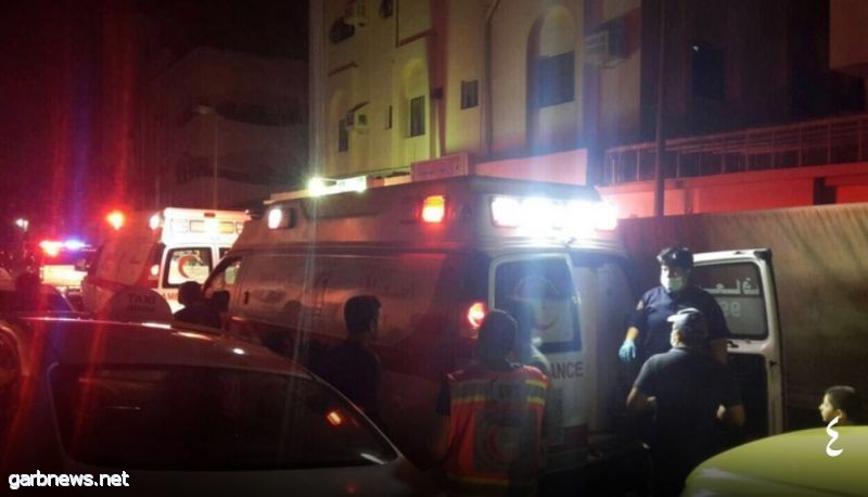 23 حالة اختناق في حريق فندق بجدة