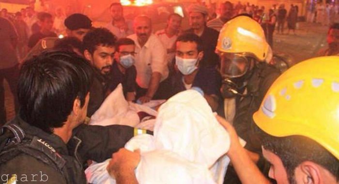 إجلاء "1500" حاج بعد نشوب حريق في أحد فنادق مكة
