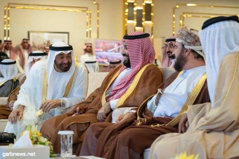 محمد بن سلمان ومحمد بن زايد يشهدان ختام مهرجان ولي العهد للهجن في الطائف