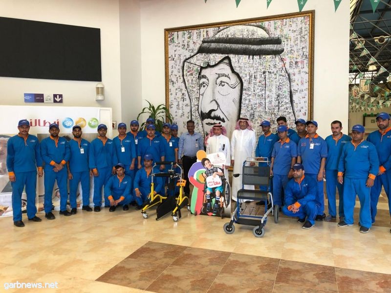 العاملين بمطار المؤسس الجديد يتلقون التدريب على كيفية التعامل مع ذوي الاحتياجات الخاصة بمركز الملك عبدالله بن عبدالعزيز لرعاية الأطفال ذوو القدرات الفائقة
