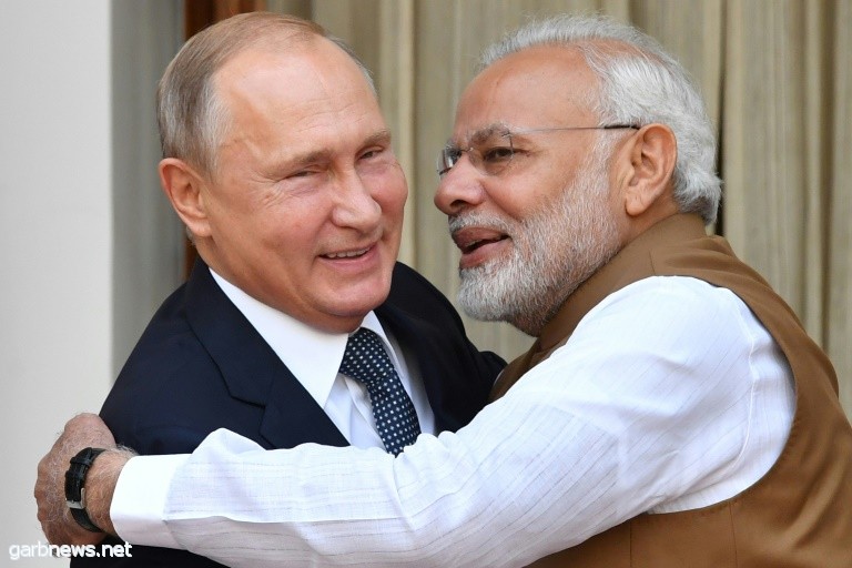 بوتين و مودي يوقعان صفقات أسلحة اليوم في الهند