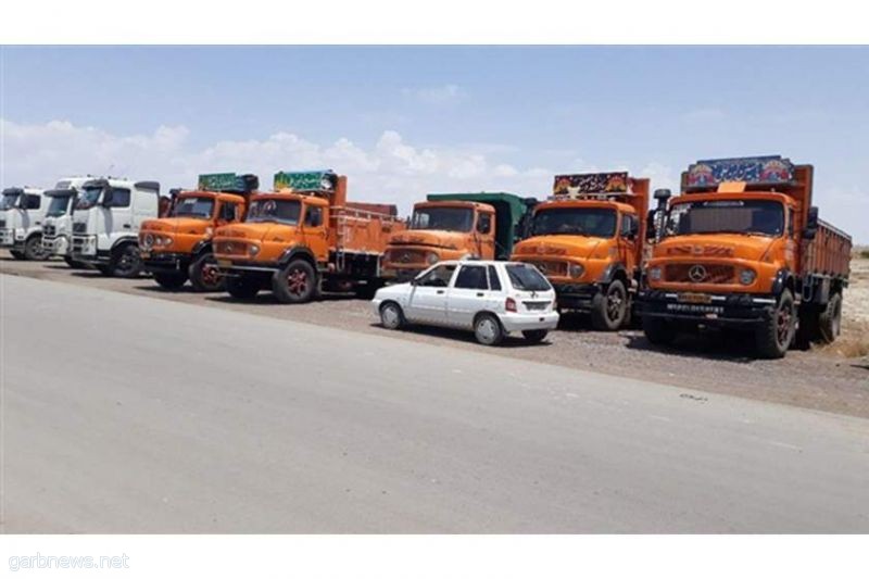 استمرار إضراب سائقي الشاحنات الثقيلة في إيران.. واعتقال 256 سائقًا  #تحت_ألأضواء
