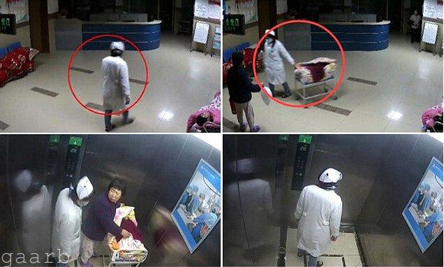 فيديو: جدّة طفل تحبط محاولة اختطافه من المستشفى على يد فتاة متنكرة بملابس ممرضة
