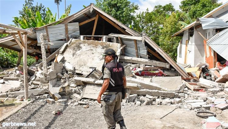زلزال قوي يضرب جزيرتي لومبوك وبالي في إندونيسيا
