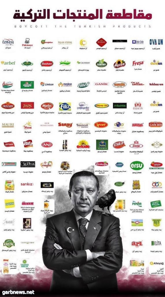 دعوات واسعة لمقاطعة المنتجات التركية في المملكة