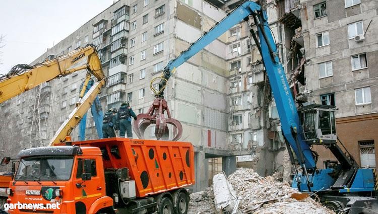 ارتفاع حصيلة انهيار مبنى في روسيا إلى 38 قتيلاً