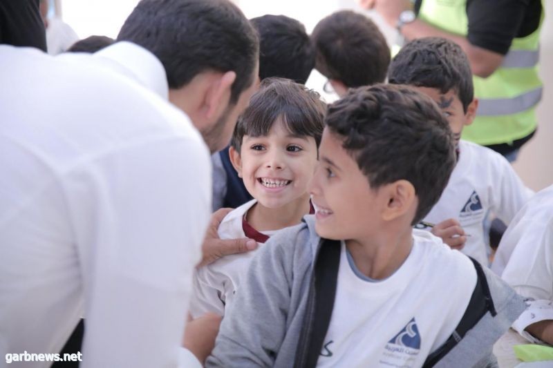 أكثر من ٤٠٠ طفل و طفلة  يشاركون في الملتقى الثالث لصدى الأطفال التربوي الترفيهي برابغ