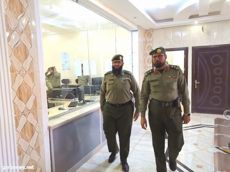 مدير جوازات منطقة نجران يقف على سير العمل بإدارة جوازات محافظة شرورة