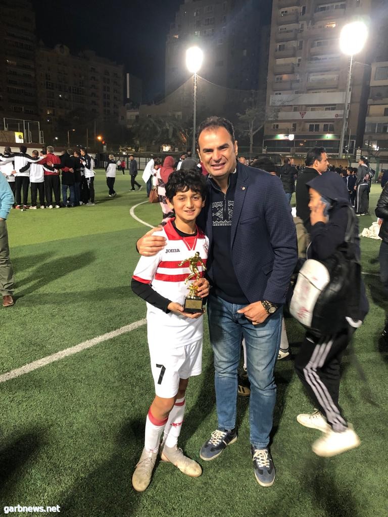 محمد هيثم يتوج بلقب أحسن لاعب في بطولة نادي الصيد للناشين 2019