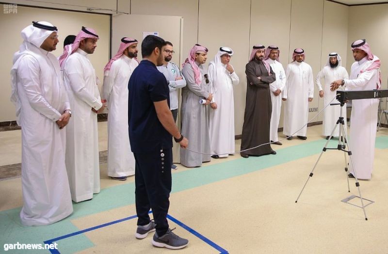 رئيس اتحاد القدم يطلع على مختبرات كلية علوم الرياضة والنشاط البدني بجامعة الملك سعود