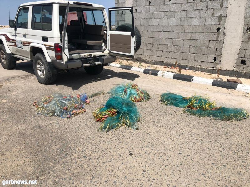ضبط مخالفات صيد بحري في جدة