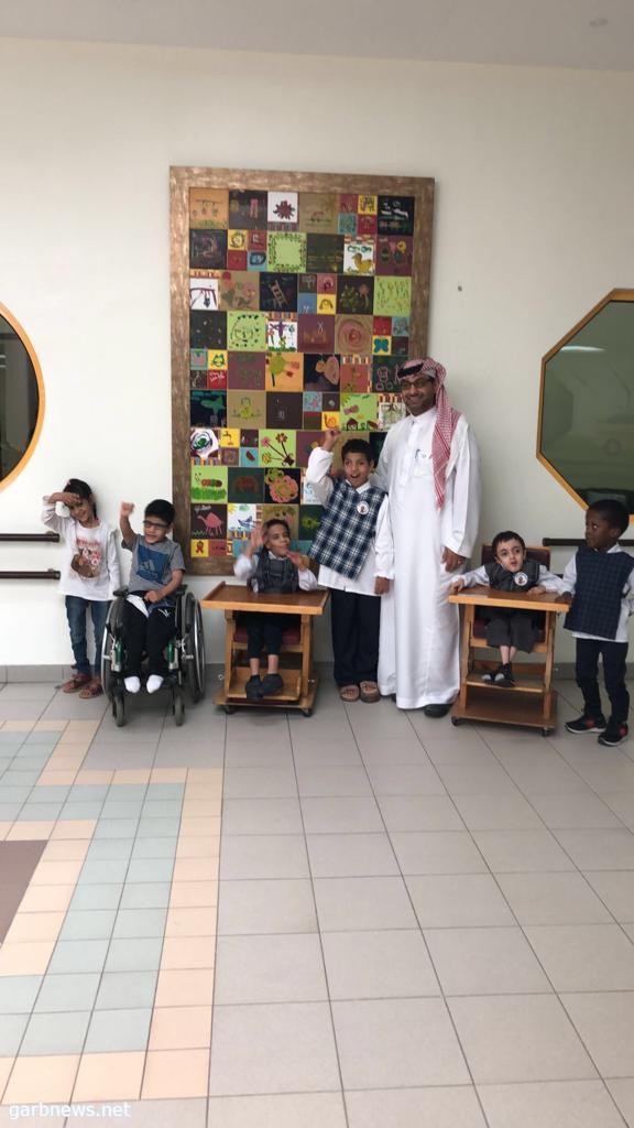 الهيئة السعودية للتخصصات الصحية فرع مكة المكرمة تزور الأطفال المعوقين بمكة المكرمة