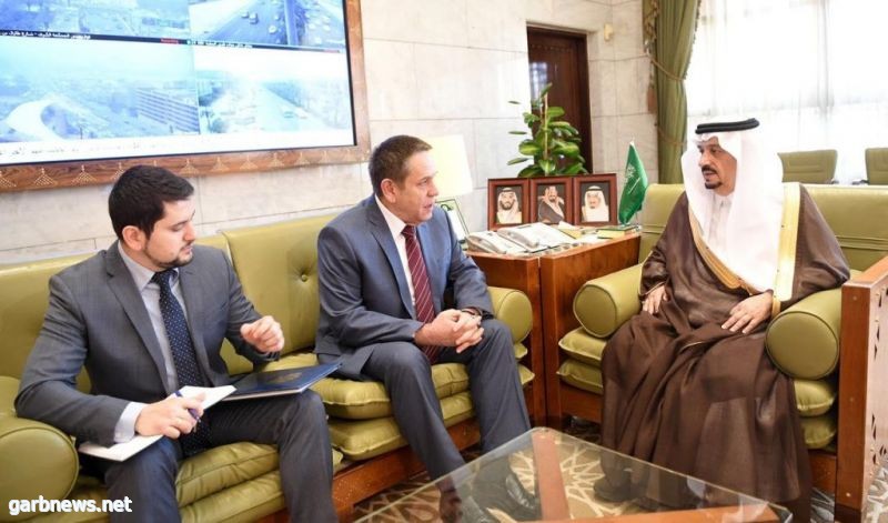 أمير منطقة الرياض يستقبل سفير روسيا لدى المملكة
