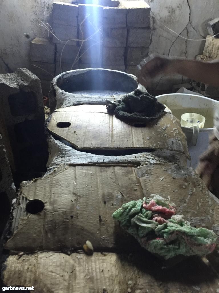 بلدية ابو عريش تداهم سكناً لعمل الأكلات الشعبية مخالفاً للصحة