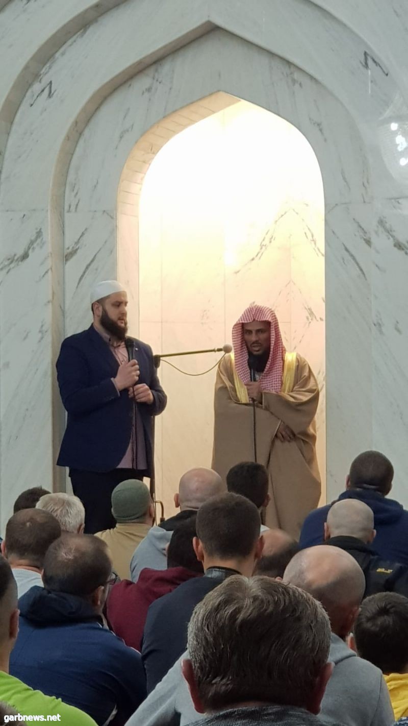 الوهيبي يحاضر في مسجد حاج محمد بجمهورية صربيا عن فضل الصيام