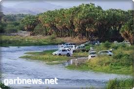 وادي الفطيحة في جازان يلطف حرارة الجو والبلدية توضح:هناك مشاريع قادمه للوادي