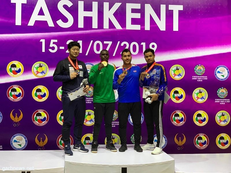 حامدي يحقق ذهبية البطولة الآسيوية الـ 16 للكاراتيه