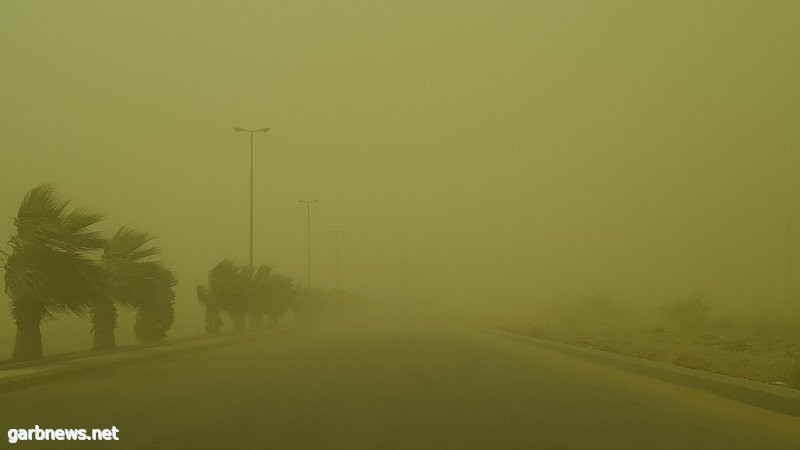 الغبار والأمطار يجتاحان محافظات جازان.. والجهات المعنية تستنفر