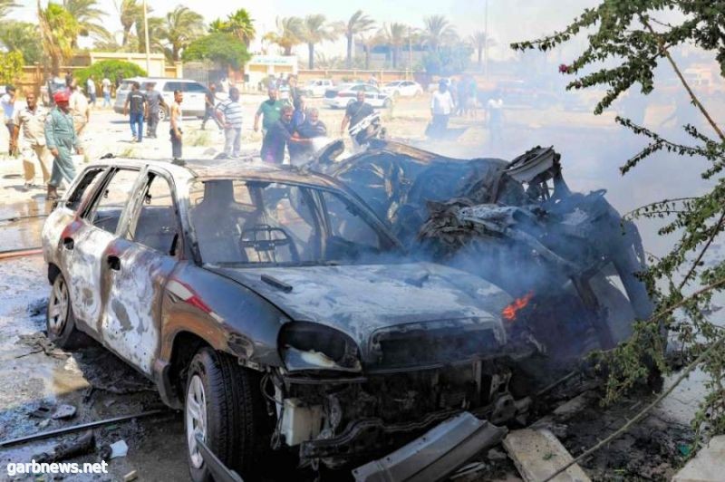 مقتل موظفيَن من الأمم المتحدة بانفجار سيارة مفخخة في بنغازي شرق ليبيا