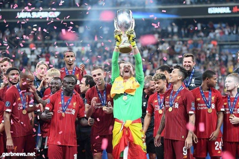 ليفربول بطلاً لكأس السوبر الأوروبي للمرة الرابعة في تاريخة