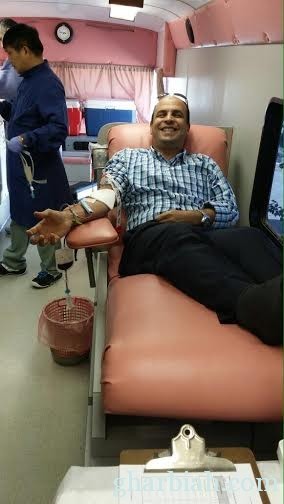 حملة توعوية عن التبرع بالدم وفوائدة