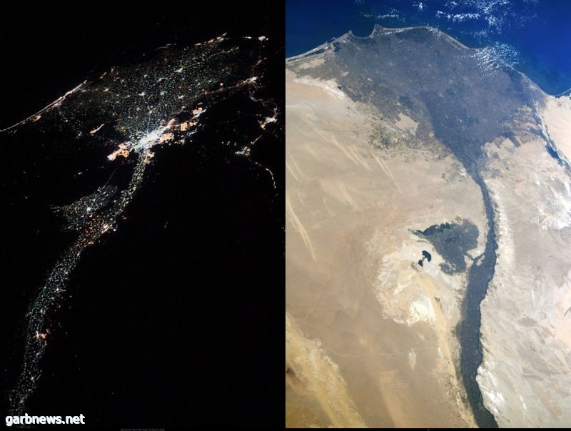 رائدة الفضاء الأمريكية كريستينا هاموك تنشر صورة مذهلة لنهر النيل