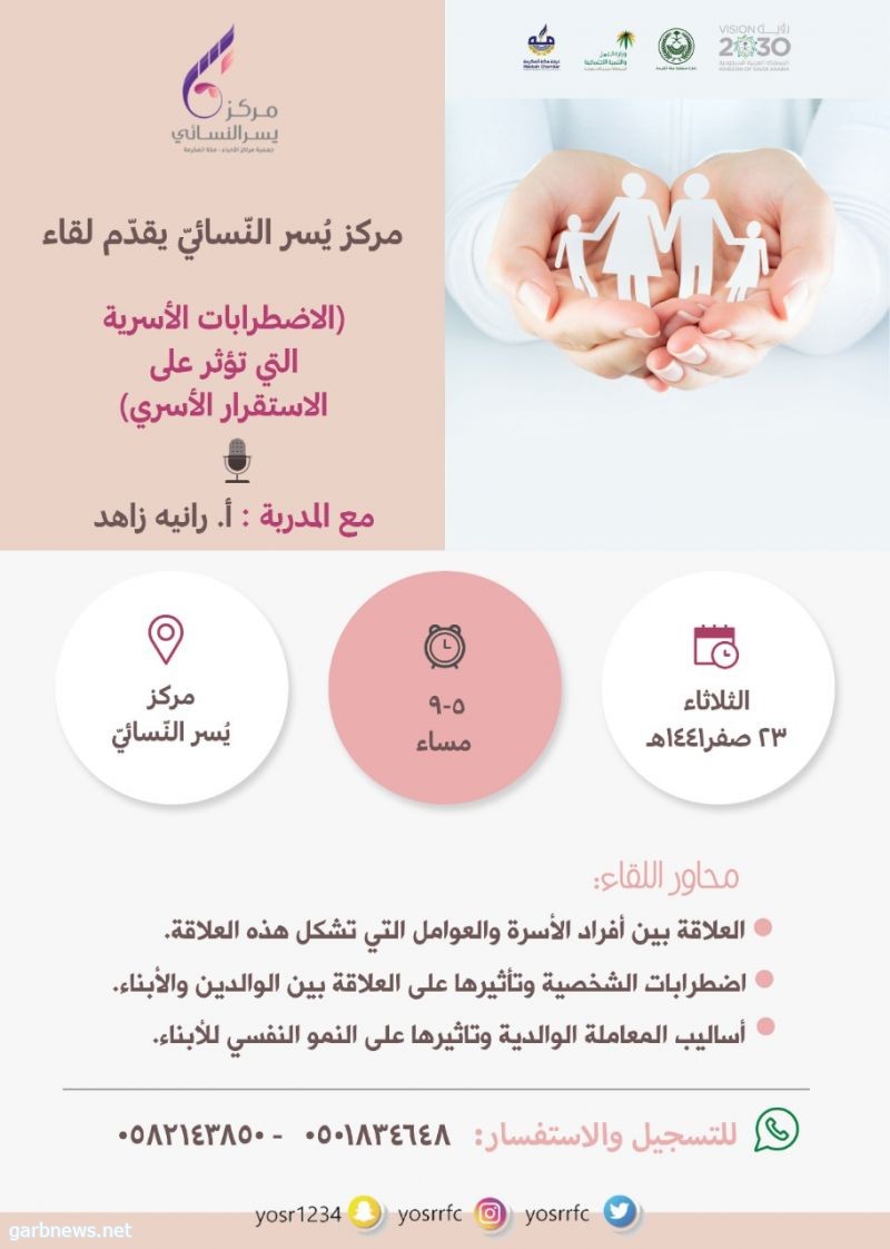 الإضطرابات الأسرية وتأثيرها على الإستقرار الأسري