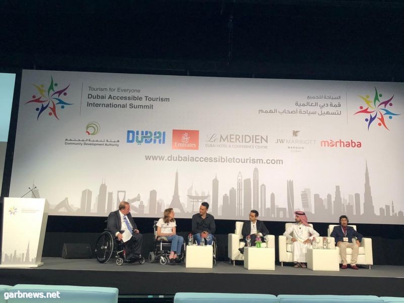 الكفيف خالد الحربي يختتم مشاركته بمؤتمر اكسبو دبي لذوي الهمم برسائل موجهة للإعلاميين: