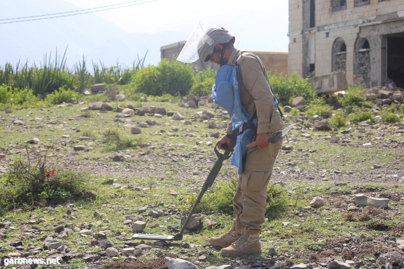 «مسام» ينزع 10 آلاف لغم زرعه الحوثي في شهر