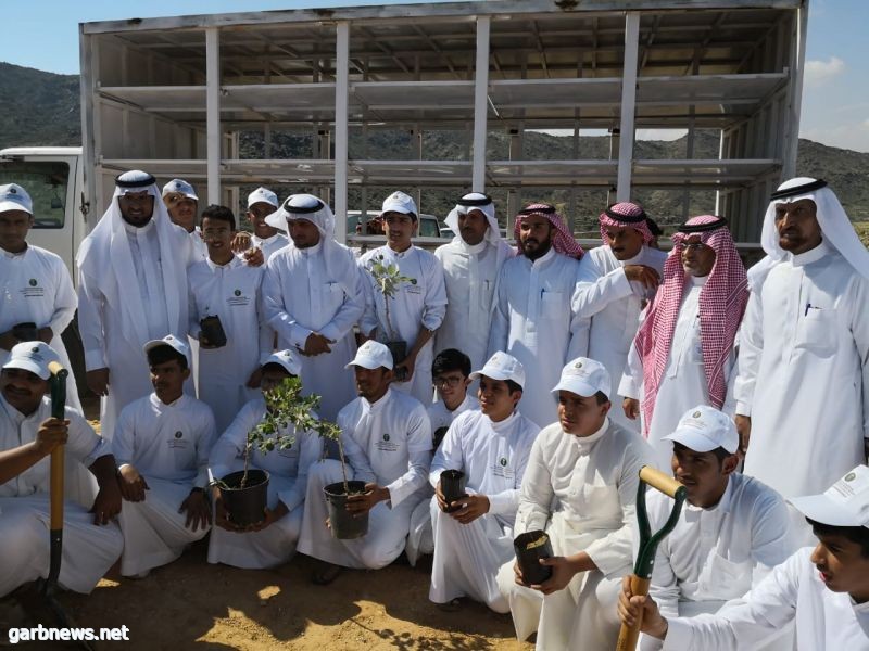 فرع وزارة الزراعة بعسير تطلق حملة تشجير منتزه السدر بالمجاردة