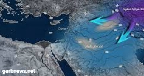 حالة عدم استقرار جوي تبدأ من يوم الاحد