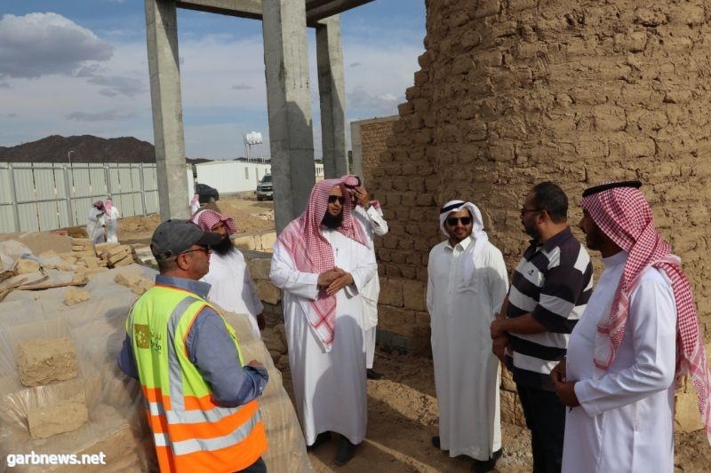 مدير الشؤون الإسلامية بنجران يتفقد مسجد أبي بكر الصديق التاريخي