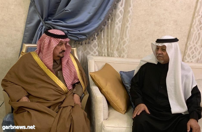 أمير الرياض يقدم العزاء في وفاة شقيقة حيدر المؤنس
