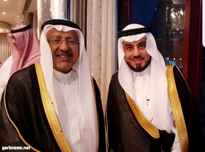 الشيخ ابراهيم السبيعي يحتفي بالسفير سلطان العنقري بمناسبة تعيينه سفيراً لجنوب افريقيا