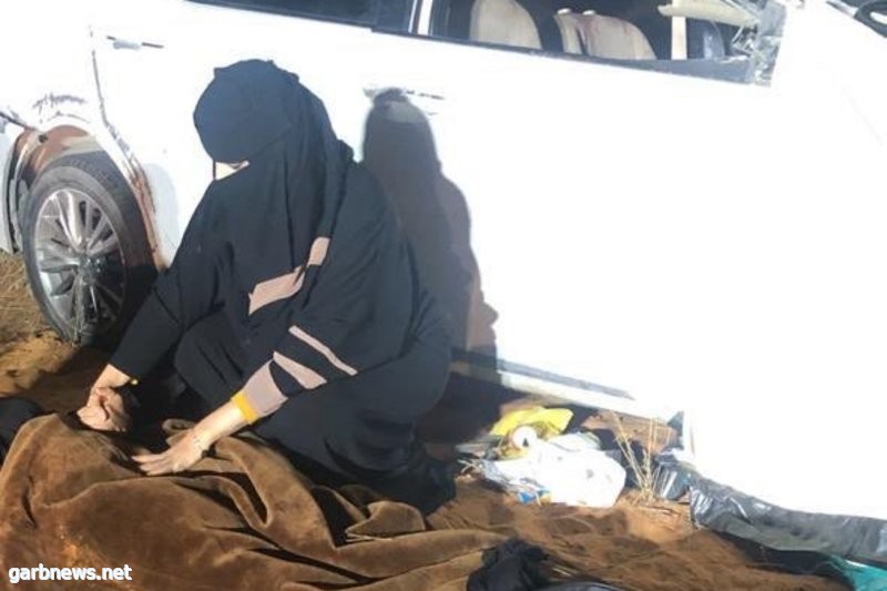 ممرضة سعودية تنقذ حياة 3 مواطنين تعرضوا لحادث بحفر الباطن