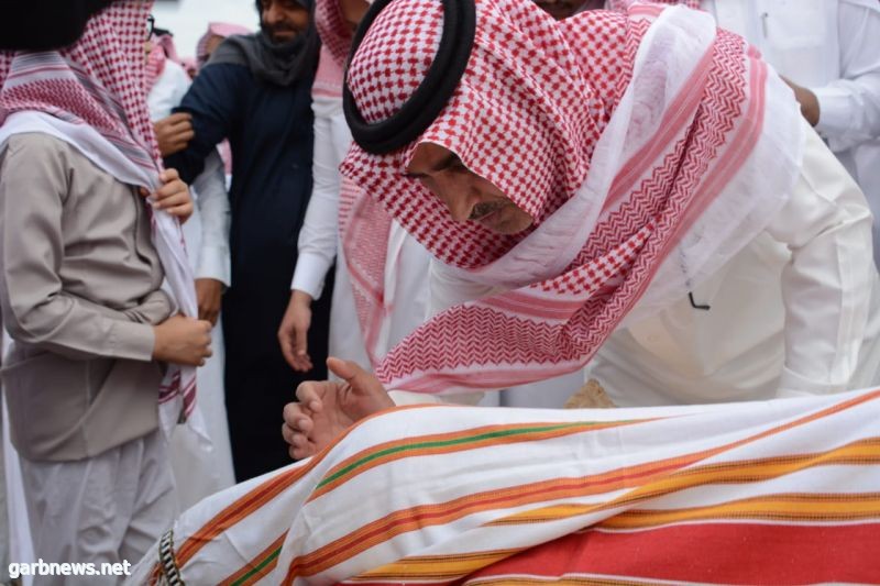 تشييع جثمان والد مدير شرطة أحد المسارحة بمحافظة صامطة