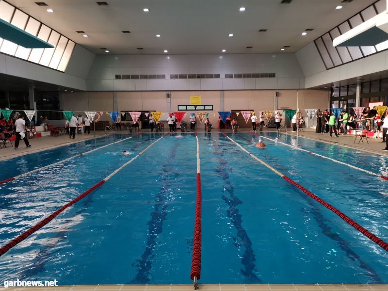 بطولة السباحة لأنديية المنطقة الغربية و الجنوبية على مسبح نادي الوحدة الرياضي