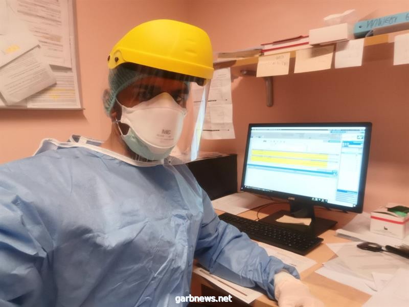 طالب طب سعودي يُباشر مهامه بشجاعة في علاج المرضى في بؤرة "كورونا" بإيطاليا