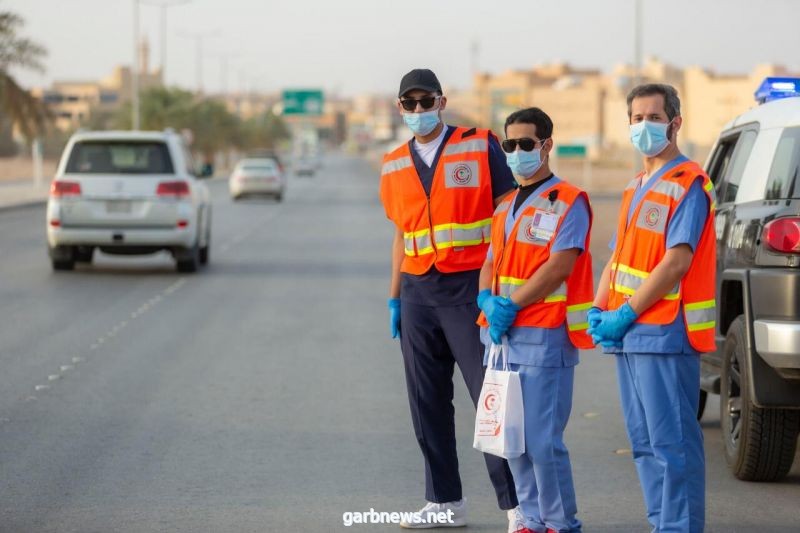 فريق التطوع بفرع هيئة الهلال الأحمر بالقصيم ينفذ مبادرة ...