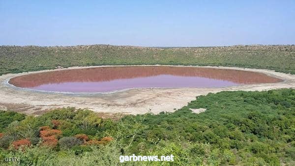 بحيرة شهيرة في الهند تتحول إلى اللون الوردي