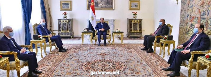 السيسى :  الجهود المصرية تجاه ليبيا تهدف لاستعادة اركان الدولة وملء فراغ السلطة