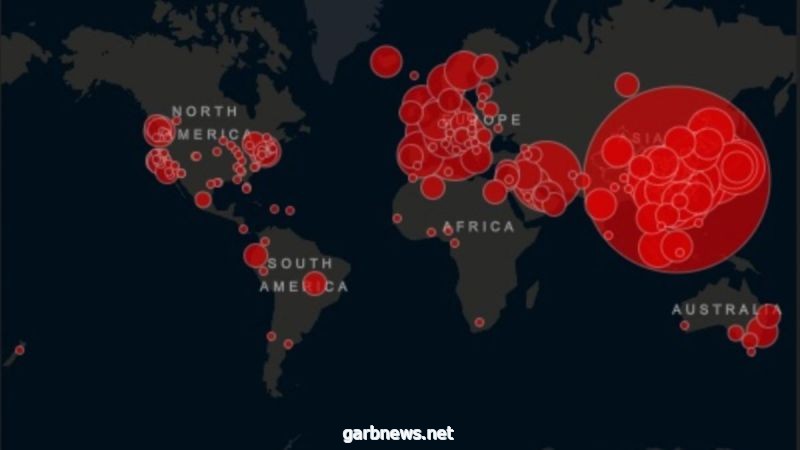 وفياة كورونا على مستوى العالم  تقارب نصف مليون  والاصابات تتجاوز 9 ملايين