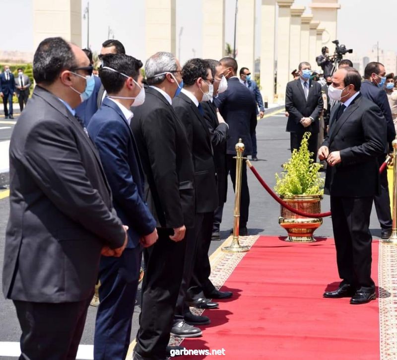 الرئيس عبد الفتاح السيسي يتقدم الجنازة العسكرية للفريق محمد سعيد العصار