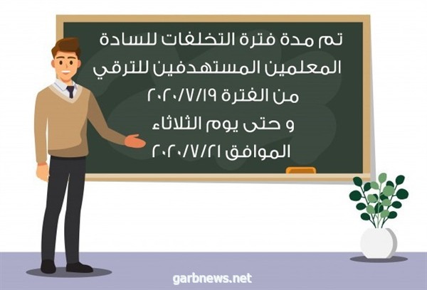 مصر . مدّ فترة اختبارات المتخلفين عن امتحانات ترقية المعلمين لثلاثة أيام